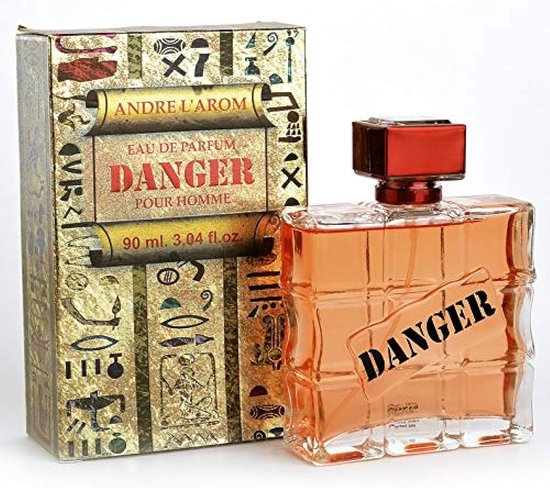 AANBIEDING - Luxe Franse Eau de Parfum - Danger - een sterke Franse frisse geur - met Saffraan en Amber met broekzak verstuiver.