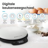 Digitale keukenweegschaal - roestvrijstalen precisieweegschaal