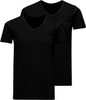 JACK&JONES Mannen Basis Two-Pack T-shirt - Black - Maat XXL