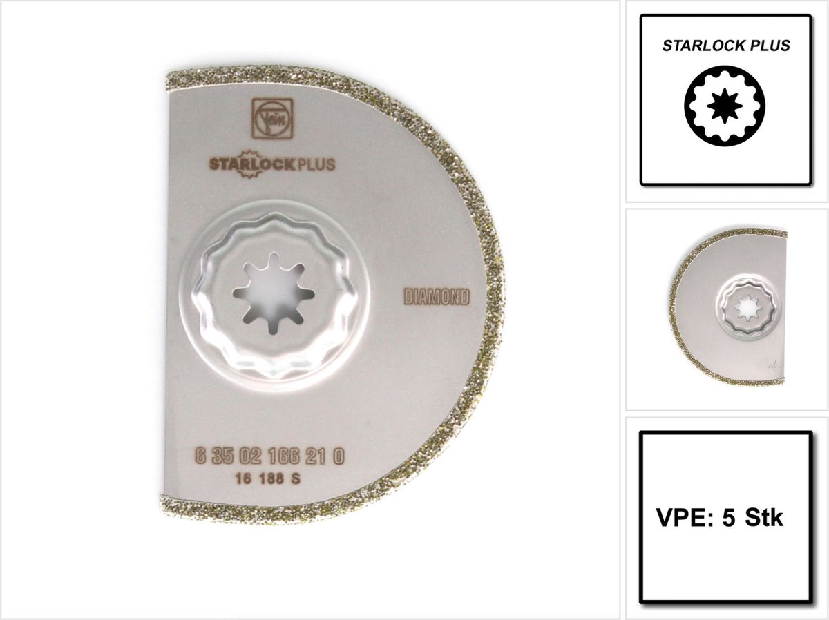 Fein Starlock Plus Diamantzaagblad 90mm 5 stuks 63502166230