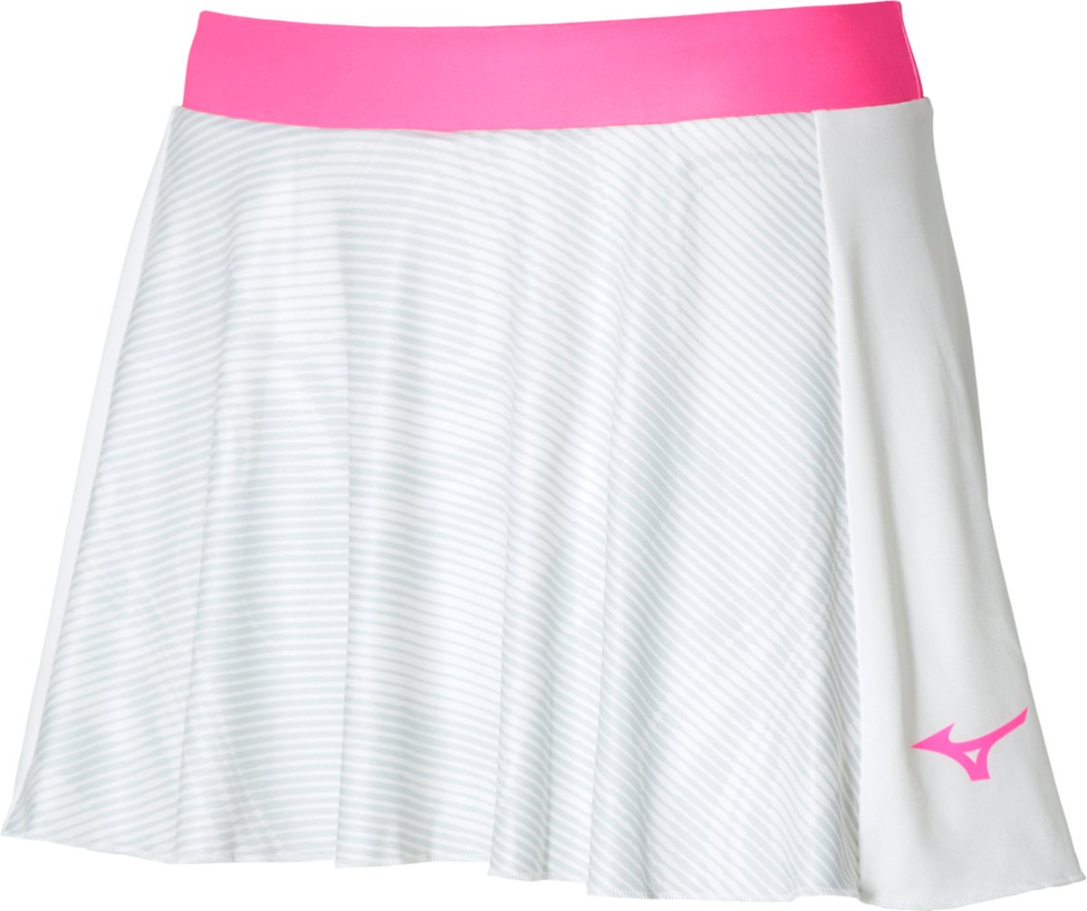 Mizuno Printed Flying Skirt Dames Wit Grijs