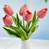Boeket tulpen , roze