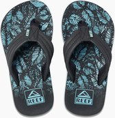 Reef Kids Ahi Aquifer Palm Jongens Slippers - Blauw - Maat 37