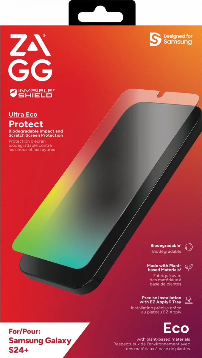 ZAGG InvisibleShield Ultra Eco Samsung Galaxy S24 Plus Protector