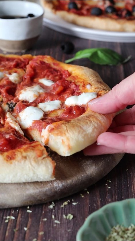 Pizzamaker Elektrische pizzaoven 40 cm diameter Pizzaoven voor binnen Dubbelzijdige verwarming, pizzamaker met antiaanbaklaag en instelbare temperatuurregeling, pizzaoven op tafel voor red