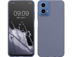 kwmobile telefoonhoesje geschikt voor Motorola Moto G34 5G - Hoesje voor smartphone - Back cover in lavendelgrijs