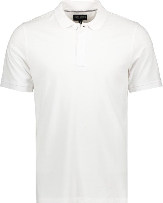 Cars Jeans Poloshirt Dario Polo 60766 23 White Mannen