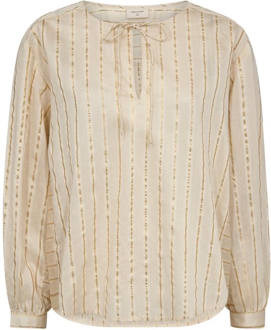 Freequent Blouse Fqsimi Blouse Moonbeam W. Gold Dames Maat - L