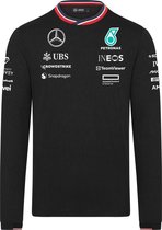 Mercedes Longsleeve Shirt Zwart 2024 S - Lewis Hamilton - George Russel - AMG - Formule 1