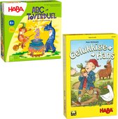 Haba Set van 2 spellen vanaf 6 jaar: ABC-Toverduel - Gelukkige Hans