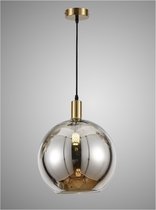 Industriële Plafondlamp - 1x E27 - 40W - Kroonluchter - Hanglamp - Luxe Goudenlamp Smoked