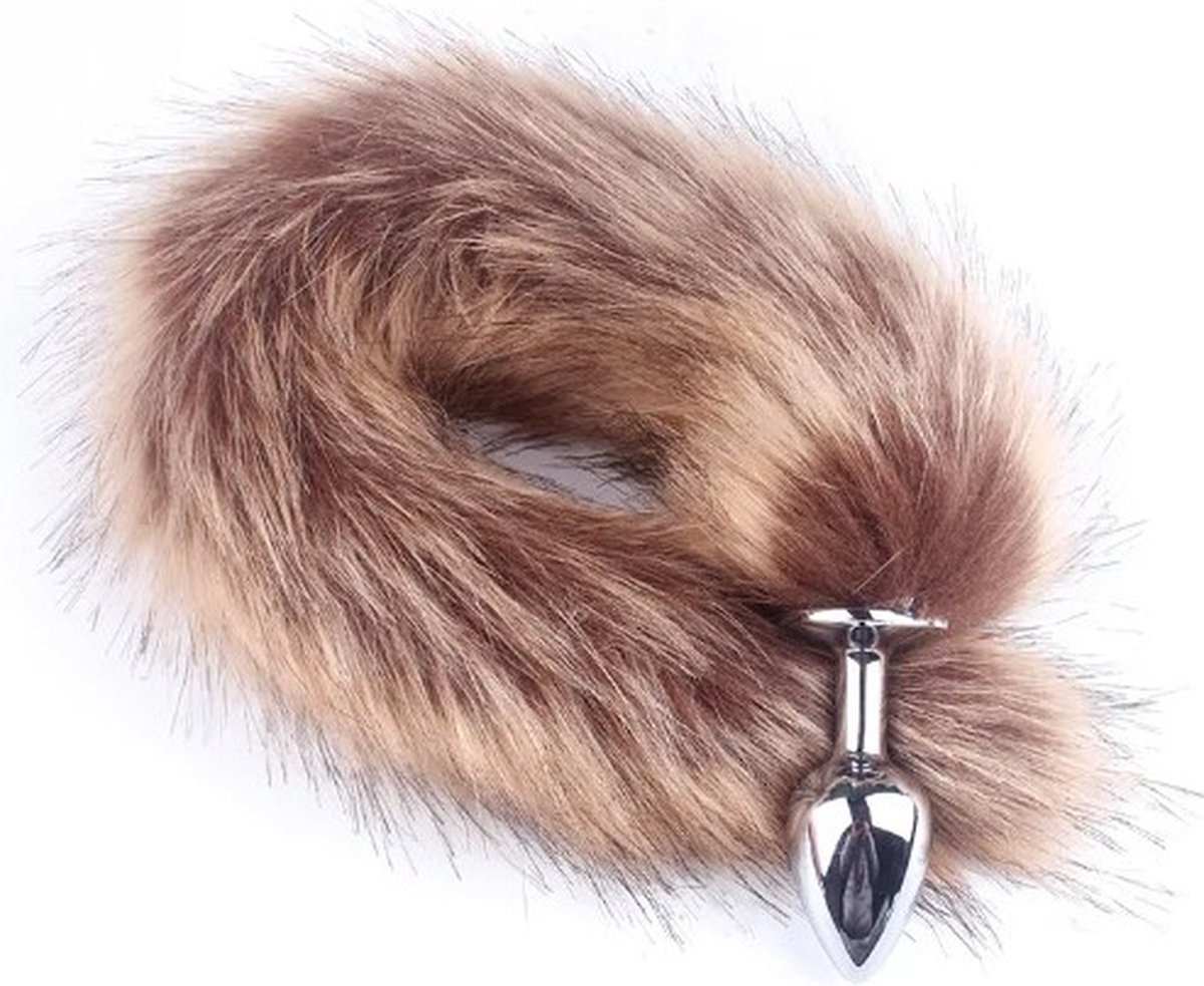 Goedkoopste Go Go Gadget - Foxtail - Anale Buttplug - Geschikt voor Mannen en Vrouwen - Vossenstaart - Bruin