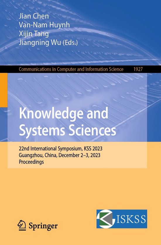 Springer Nature Proceedings Computer Science - Knowledge and ... - cover