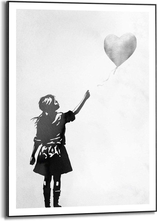 Schilderij Balloon Girl 70x50 cm
