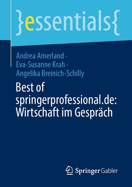 Business and Economics (German Language) - Best of springerp ... - cover