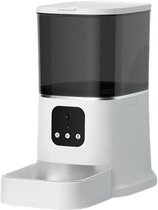 S-M Commerce - Automatische kattenvoerder - Voedsel dispenser - Voerbak - Wit
