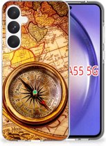 Souple Housse pour Samsung Galaxy A55 Coque Kompas