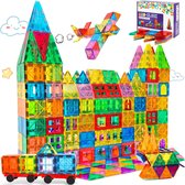 DiverseGoods 104 pièces jouets de blocs de construction magnétiques, jouets de construction magnétiques, speelgoed de blocs de construction Éducatif , speelgoed architecturaux pour enfants adaptés aux garçons et filles de 3 ans et plus