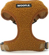 WOOFLE. - Hondentuigje - Teddy - Bruin - Antitrek - D-ring - Maat XS