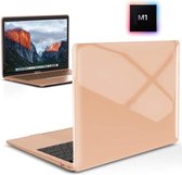 Laptophoes - Geschikt voor MacBook Air 13 inch Hoes - Case Voor Air M1 2020 (A2337) - Transparant