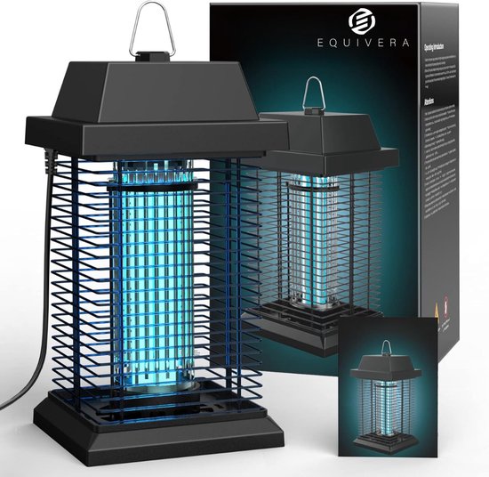 Elektronische Muggenlamp – 360° UV-insectendoder, Dekt Tot 100 M², Geschikt Voor Binnen En Buiten, Fysieke Werking, Veilig Voor Kinderen En Huisdieren