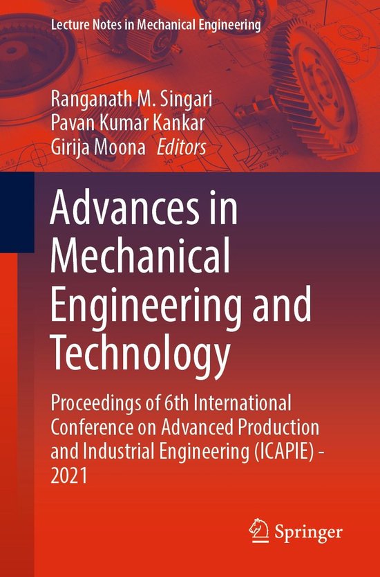 Lecture Notes in Mechanical Engineering - Advances in Mechan ... - cover