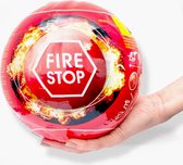Boule d'extinction d'incendie 1,3 kg - Boule d'extinction - Fireball de feu - Support de montage inclus - Extincteur - Classe d'incendie ABC - Convient pour voiture, cuisine, cave, grenier, ...