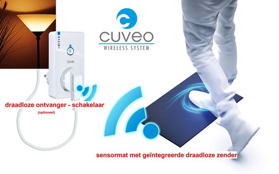 M-E BELL-577 TX Draadloze SENSORMAT - voor koppeling aan M-E deurbel- of entreemeldersysteem - zender - 41402 — afbeelding 3