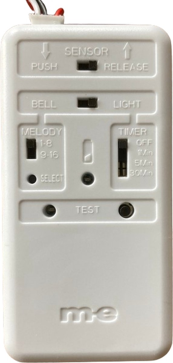 M-E BELL-577 TX Draadloze SENSORMAT - voor koppeling aan M-E deurbel- of entreemeldersysteem - zender - 41402 — afbeelding 5