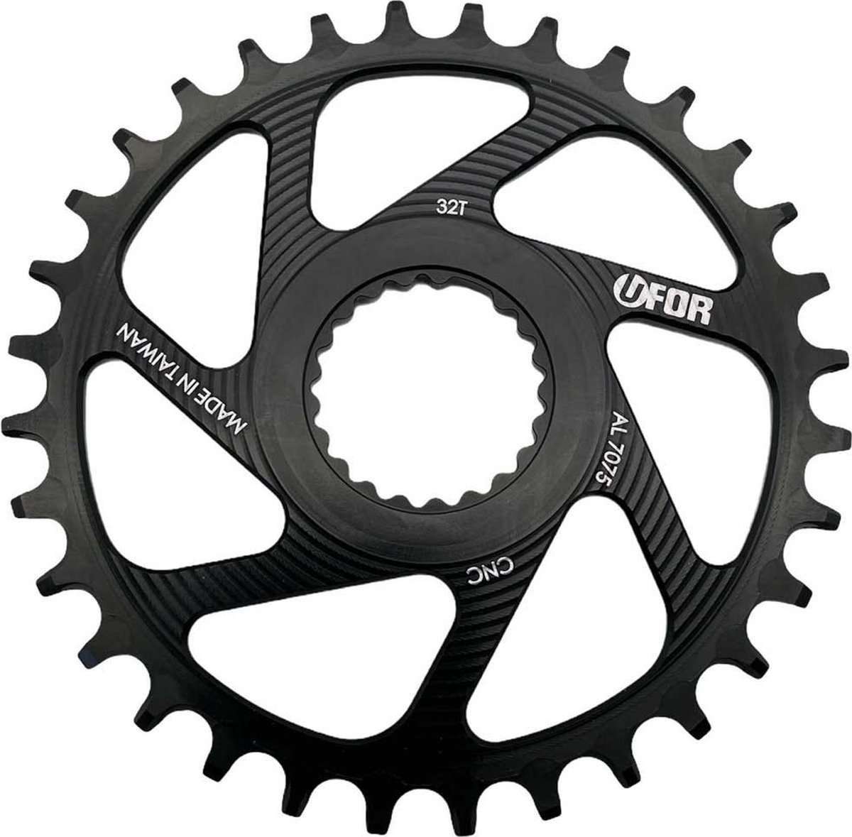 Ufor Direct Mount Kettingblad Zwart 32t