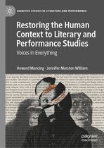 Cognitive Studies in Literature and Performance - Restoring the Human Context to Literary and Performance Studies
