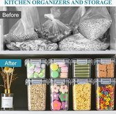 Voorraadpotten - food storage container / Luchtdichte Potten