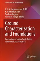 Lecture Notes in Civil Engineering 167 - Ground Characterization and Foundations