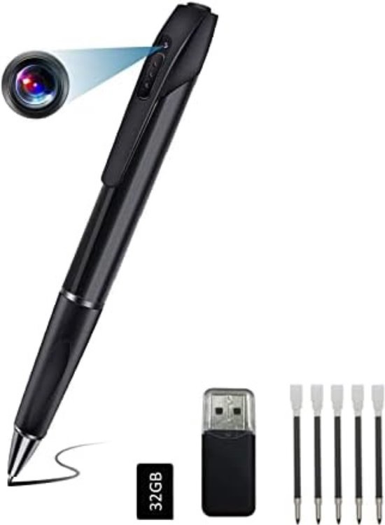 Spy camera draadloos - Mini camera draadloos - Inclusief 32GB SD-kaart ...