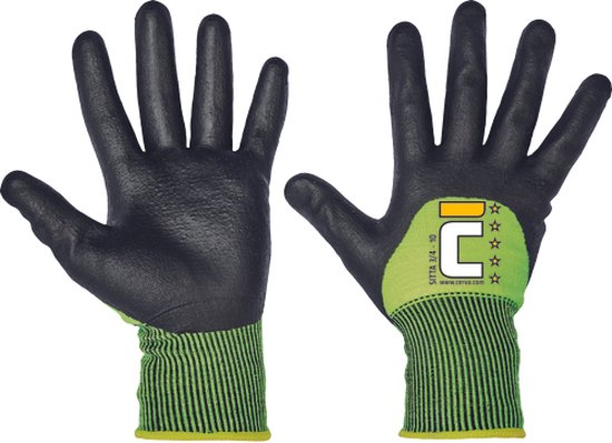Cerva SITTA 3/4 gloves nitril 01130101 - HV Geel - 10