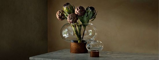 Vase oblat LSA 35 cm