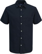 Jack & Jones Overhemd - Regular Fit - Blauw - 4XL Grote Maten