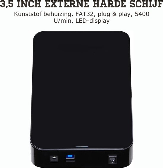 Harde Schijf Extern PS5 [ 8TB ] - Externe Harde Schijf Met LED Display Geschikt Voor PS5/PS4/PC - PS5 Opslag Met USB 3.0 — afbeelding 4