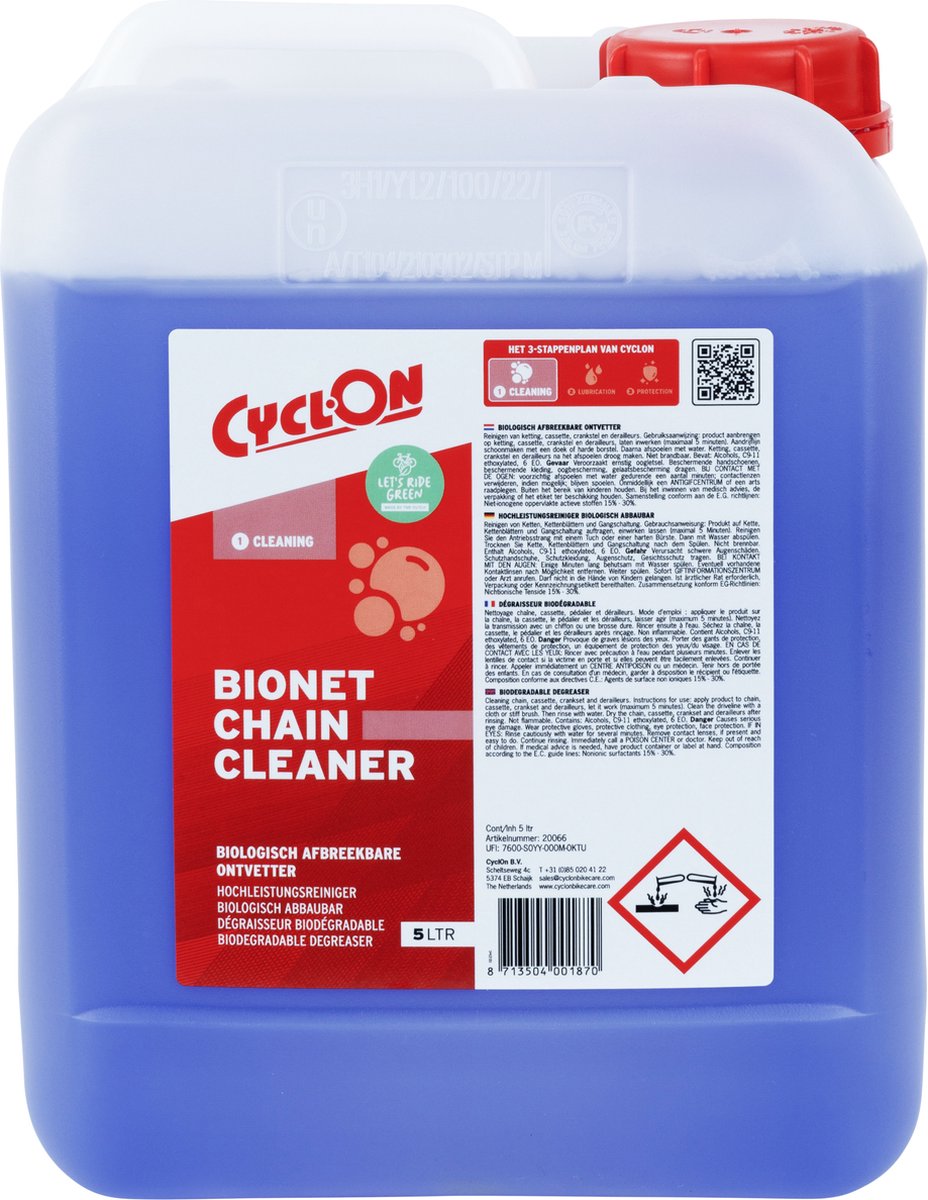 CyclOn Bionet Chain Cleaner 5 liter