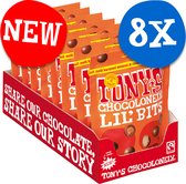 Tony's Chocolonely - Lil'Bits Milk caramel sel de mer et mélange à biscuits - 8x 120g