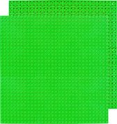 Ainy - Classic Groene Bouwplaat Dubbelzijdig bouwen 25x25cm | plaat van 32x32 noppen - Creator & City wegplaten - Speelgoed geschikt voor LEGO 10700 | Mega bloks bouwplaten bouwplaat wegplaat