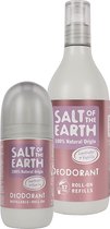 Salt of the Earth Lavender & vanilla roll on deodorant + refill