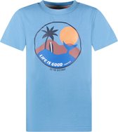 TYGO & vito X403-6423 Jongens T-shirt - Bright Blue - Maat 122-128