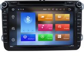 Auto Multimedia Speler - 4GB - 64GB - Carplay - WiFi - GPS - Android - Radio - HiFi - 2 Din - Zwart