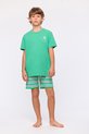 Woody Studio pyjama jongens/heren - groen - tennis - 241-12-QRS-Z/734 - maat 128