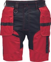 Cerva KEILOR FP STRETCH shorts 03570005 - Rood/Zwart - 62