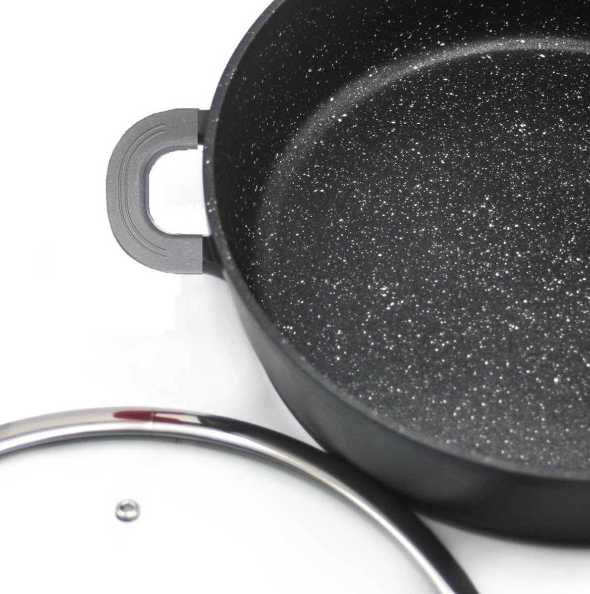 Pannenkoekenpan 28 cm ProResist Silence Pannen Zilver