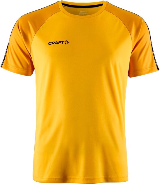 Craft Squad 2.0 Contrast T-Shirt Heren - Geel | Maat: L