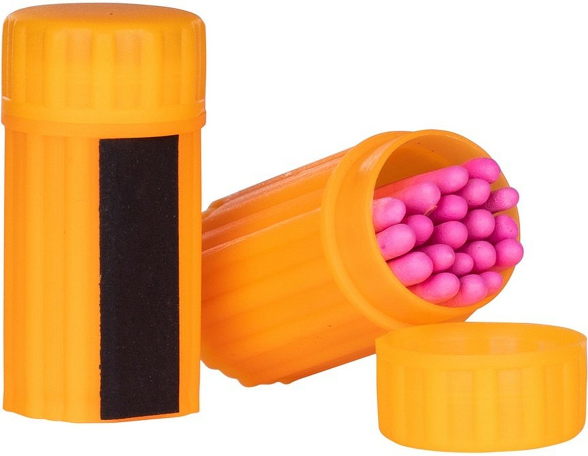 Fosco Industries Lucifers - wind en waterbestendig - 20x stuks - survival - noodpakket