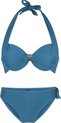 LingaDore - Halternek Bikini Set Petrol - maat 44C - Groen/Blauw